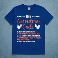 The Grandma Code Granny Grandmother Grandparent Gift T-Shirt thumb 5