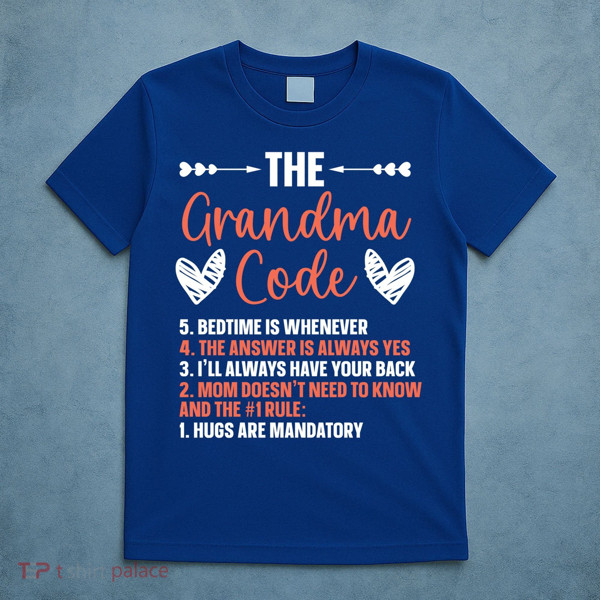 The Grandma Code Granny Grandmother Grandparent Gift T-Shirt