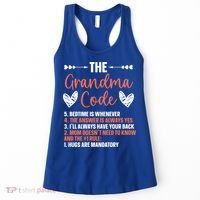 The Grandma Code Granny Grandmother Grandparent Gift Women's Tank Top thumb 0