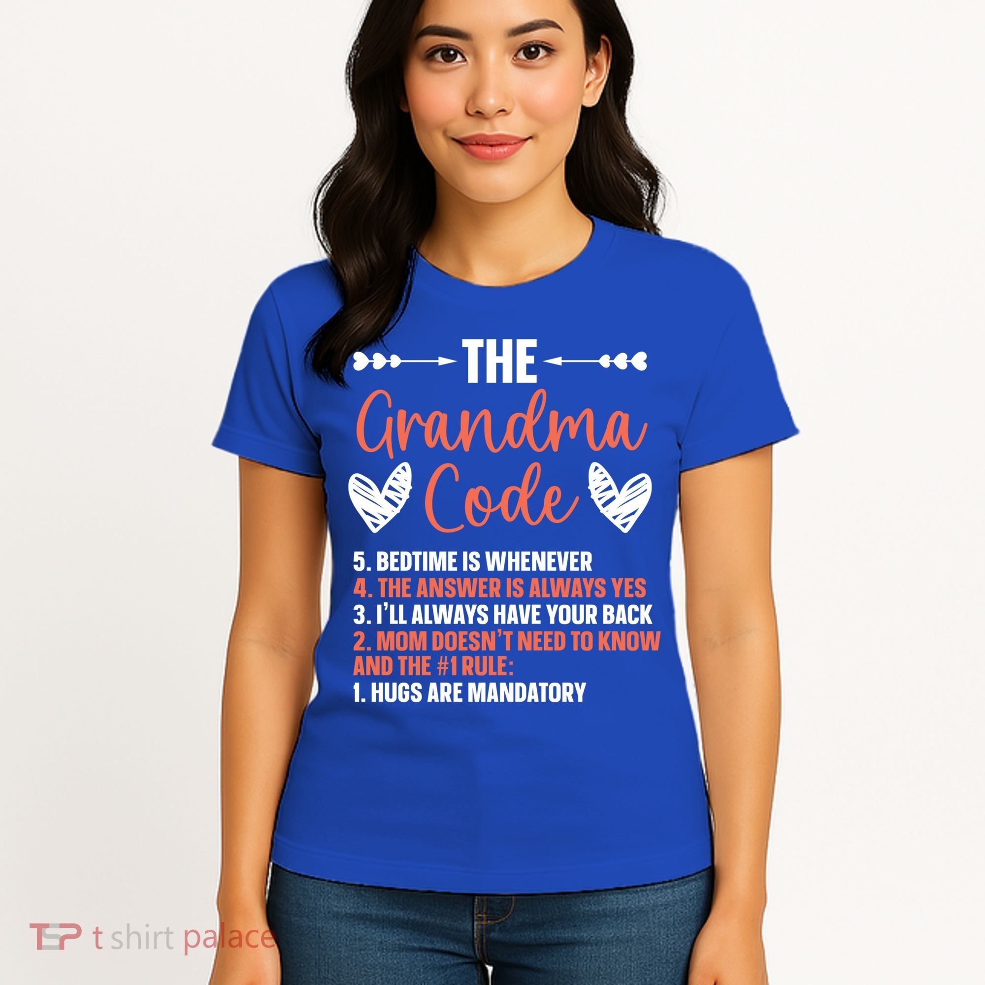 The Grandma Code Granny Grandmother Grandparent Gift Women's T-Shirt