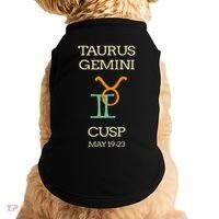 Taurus Gemini Cusp Zodiac Horoscope Gift Doggie Tank thumb 0