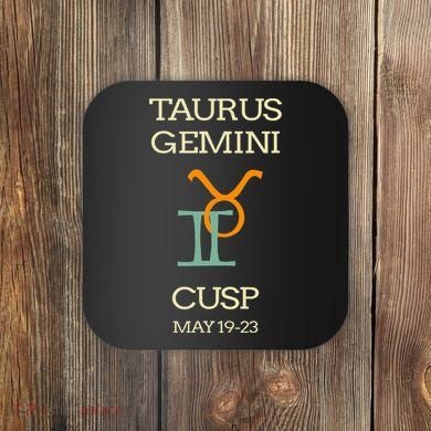 Taurus Gemini Cusp Zodiac Horoscope Gift Coaster
