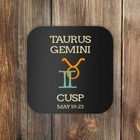 Taurus Gemini Cusp Zodiac Horoscope Gift Coaster thumb 0