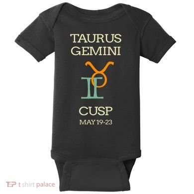 Taurus Gemini Cusp Zodiac Horoscope Gift Baby Bodysuit
