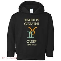 Taurus Gemini Cusp Zodiac Horoscope Gift Toddler Hoodie thumb 0