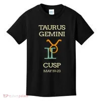 Taurus Gemini Cusp Zodiac Horoscope Gift Kids T-Shirt thumb 0