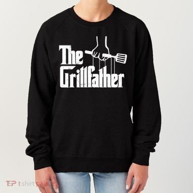 The Grillfather Dad Chef Grilling Grill Master Bbq Gift Women's Sweatshirt
