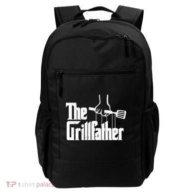The Grillfather Dad Chef Grilling Grill Master Bbq Gift Backpack