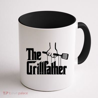 The Grillfather Dad Chef Grilling Grill Master Bbq Gift Coffee Mug back