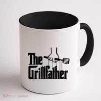 The Grillfather Dad Chef Grilling Grill Master Bbq Gift Coffee Mug thumb 1