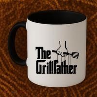 The Grillfather Dad Chef Grilling Grill Master Bbq Gift Coffee Mug thumb 2