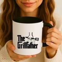 The Grillfather Dad Chef Grilling Grill Master Bbq Gift Coffee Mug thumb 3