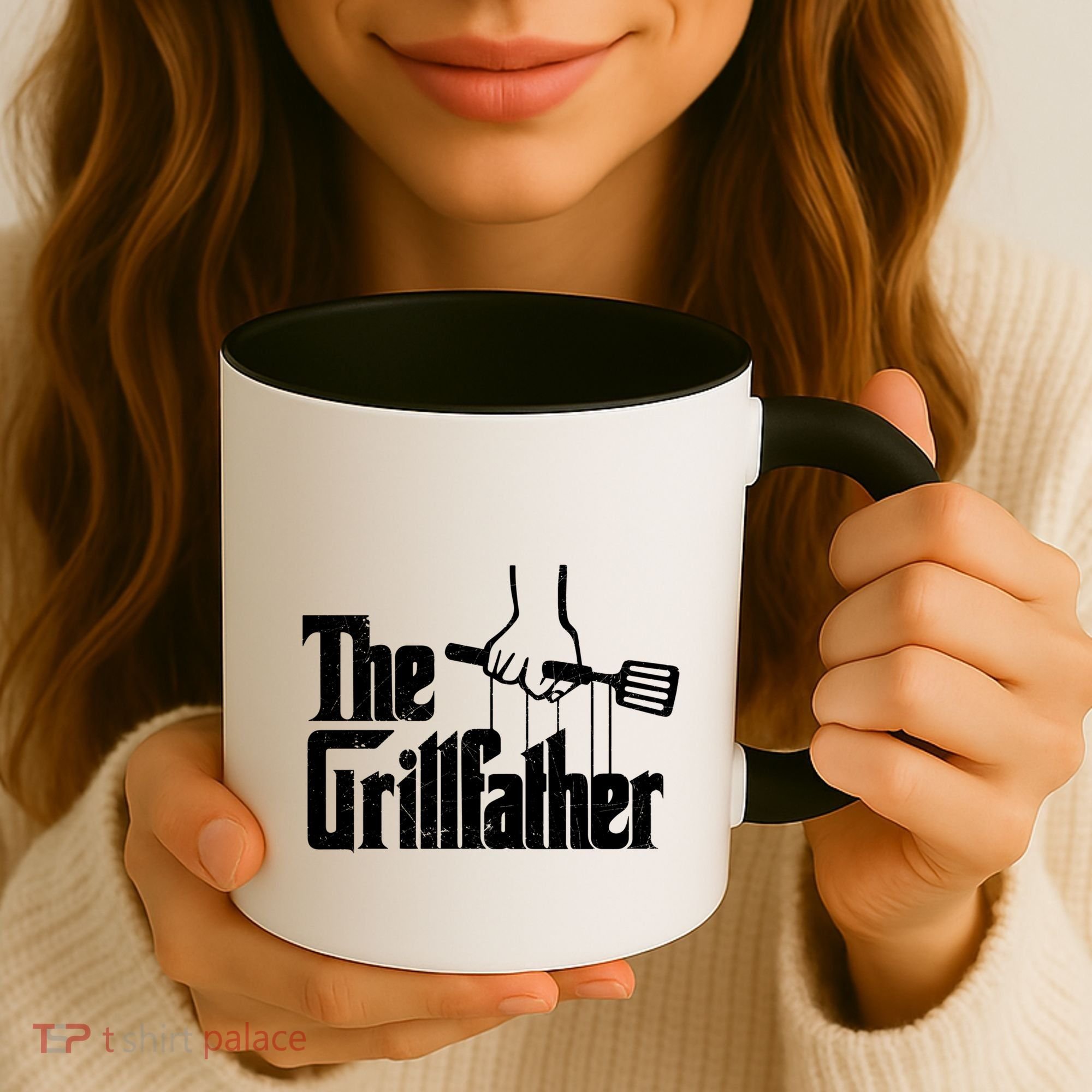 The Grillfather Dad Chef Grilling Grill Master Bbq Gift Coffee Mug