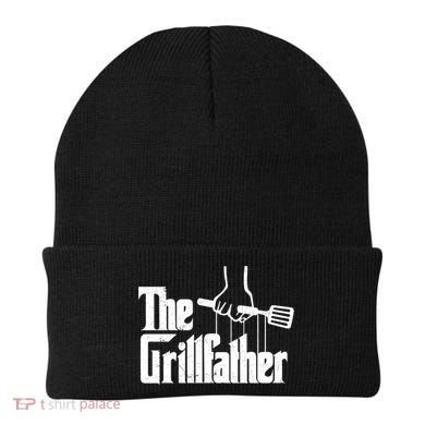The Grillfather Dad Chef Grilling Grill Master Bbq Gift Beanie