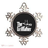 The Grillfather Dad Chef Grilling Grill Master Bbq Gift Ornament thumb 0