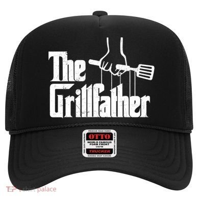 The Grillfather Dad Chef Grilling Grill Master Bbq Gift Hat
