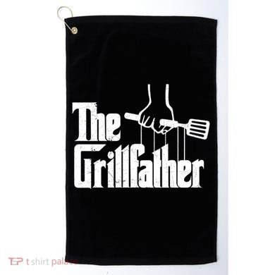 The Grillfather Dad Chef Grilling Grill Master Bbq Gift Golf Towel