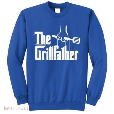 The Grillfather Dad Chef Grilling Grill Master Bbq Gift Sweatshirt