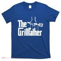 The Grillfather Dad Chef Grilling Grill Master Bbq Gift T-Shirt thumb 0