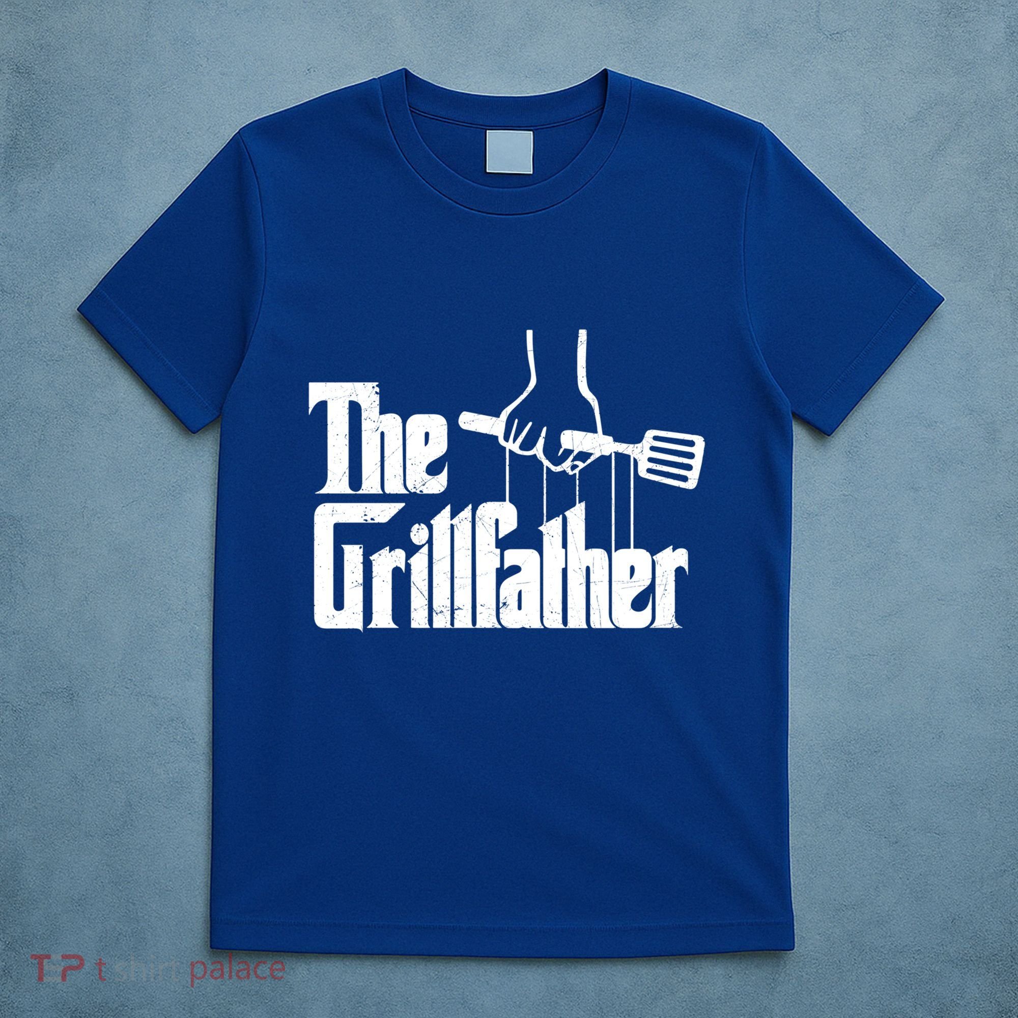 The Grillfather Dad Chef Grilling Grill Master Bbq Gift T-Shirt