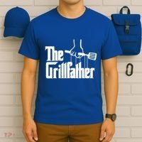 The Grillfather Dad Chef Grilling Grill Master Bbq Gift T-Shirt thumb 6