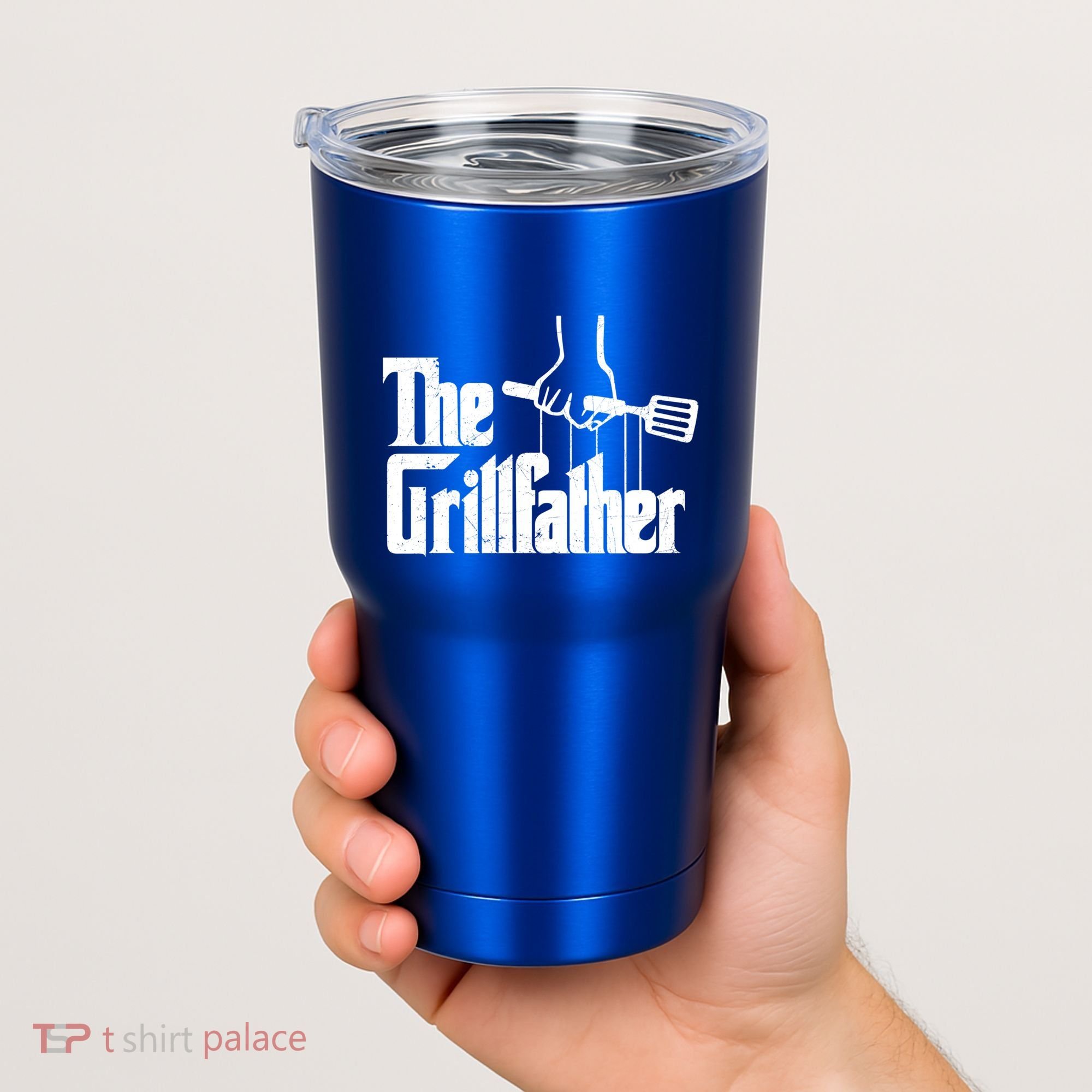 The Grillfather Dad Chef Grilling Grill Master Bbq Gift Tumbler