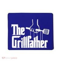 The Grillfather Dad Chef Grilling Grill Master Bbq Gift Mousepad thumb 0