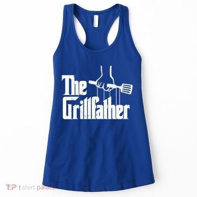 The Grillfather Dad Chef Grilling Grill Master Bbq Gift Women's Tank Top
