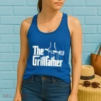 The Grillfather Dad Chef Grilling Grill Master Bbq Gift Women's Tank Top thumb 2