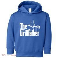 The Grillfather Dad Chef Grilling Grill Master Bbq Gift Toddler Hoodie thumb 0