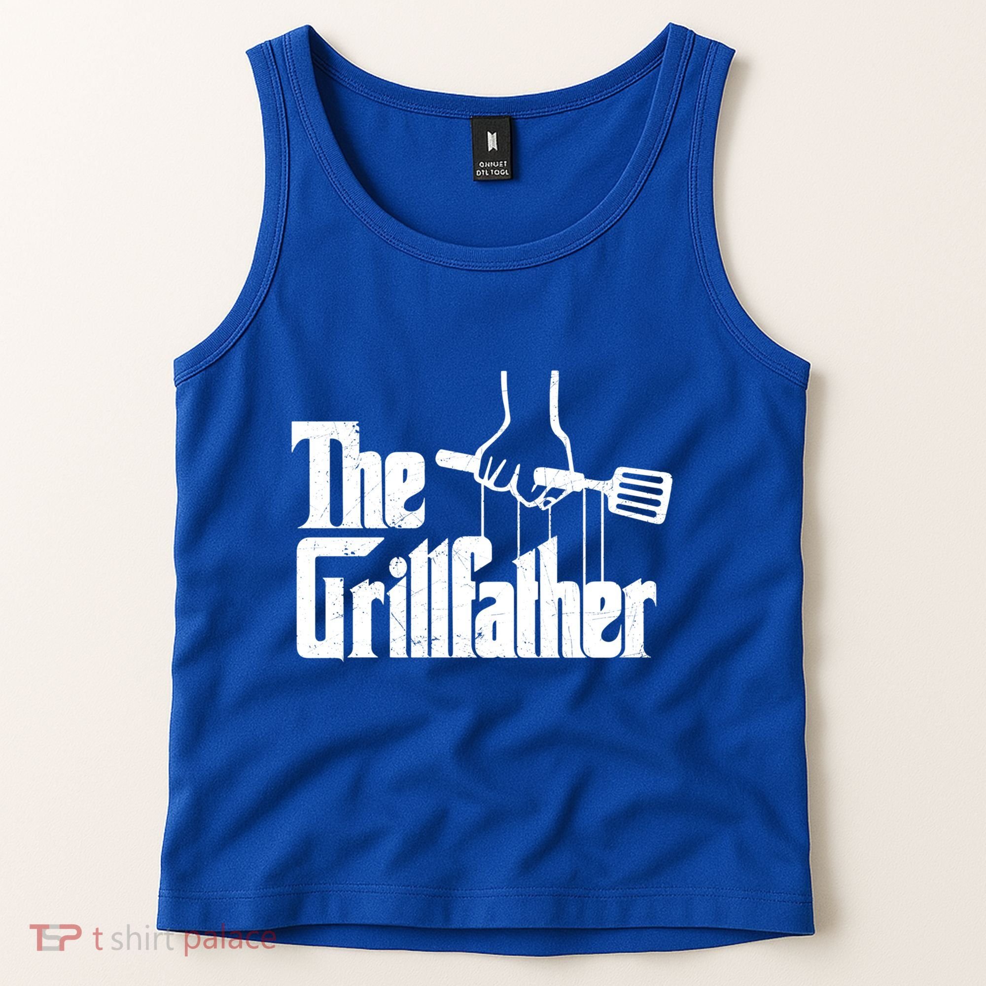 The Grillfather Dad Chef Grilling Grill Master Bbq Gift Tank Top