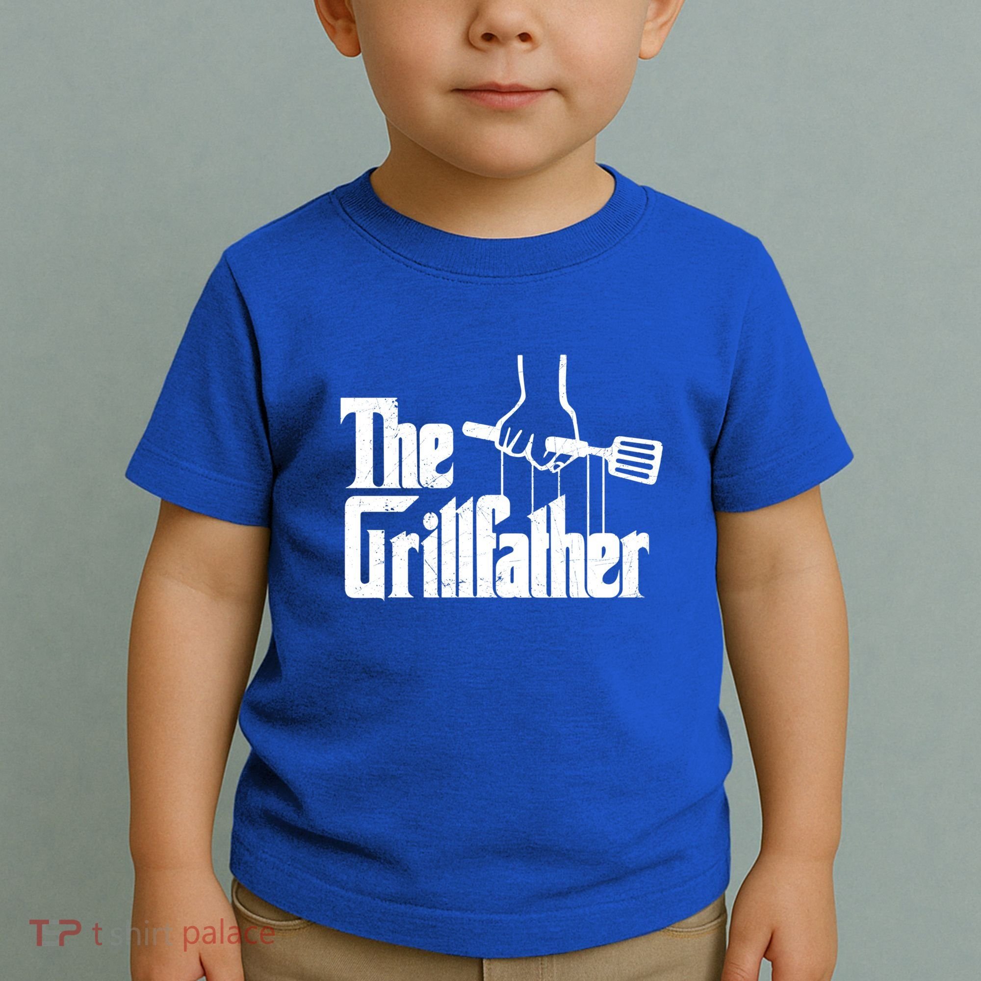 The Grillfather Dad Chef Grilling Grill Master Bbq Gift Toddler T-Shirt