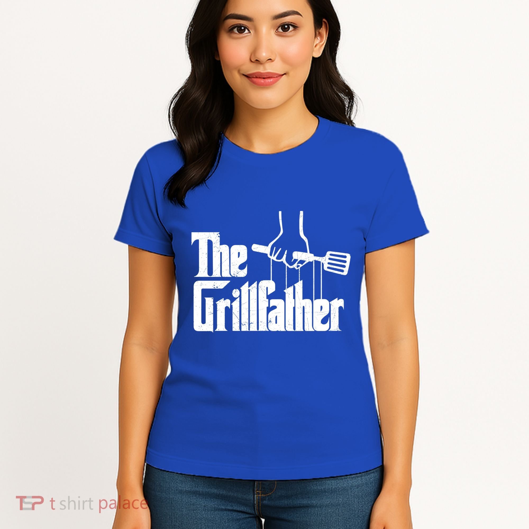 The Grillfather Dad Chef Grilling Grill Master Bbq Gift Women's T-Shirt
