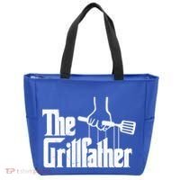 The Grillfather Dad Chef Grilling Grill Master Bbq Gift Tote Bag thumb 0