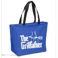 The Grillfather Dad Chef Grilling Grill Master Bbq Gift Tote Bag thumb 2