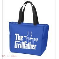 The Grillfather Dad Chef Grilling Grill Master Bbq Gift Tote Bag thumb 3