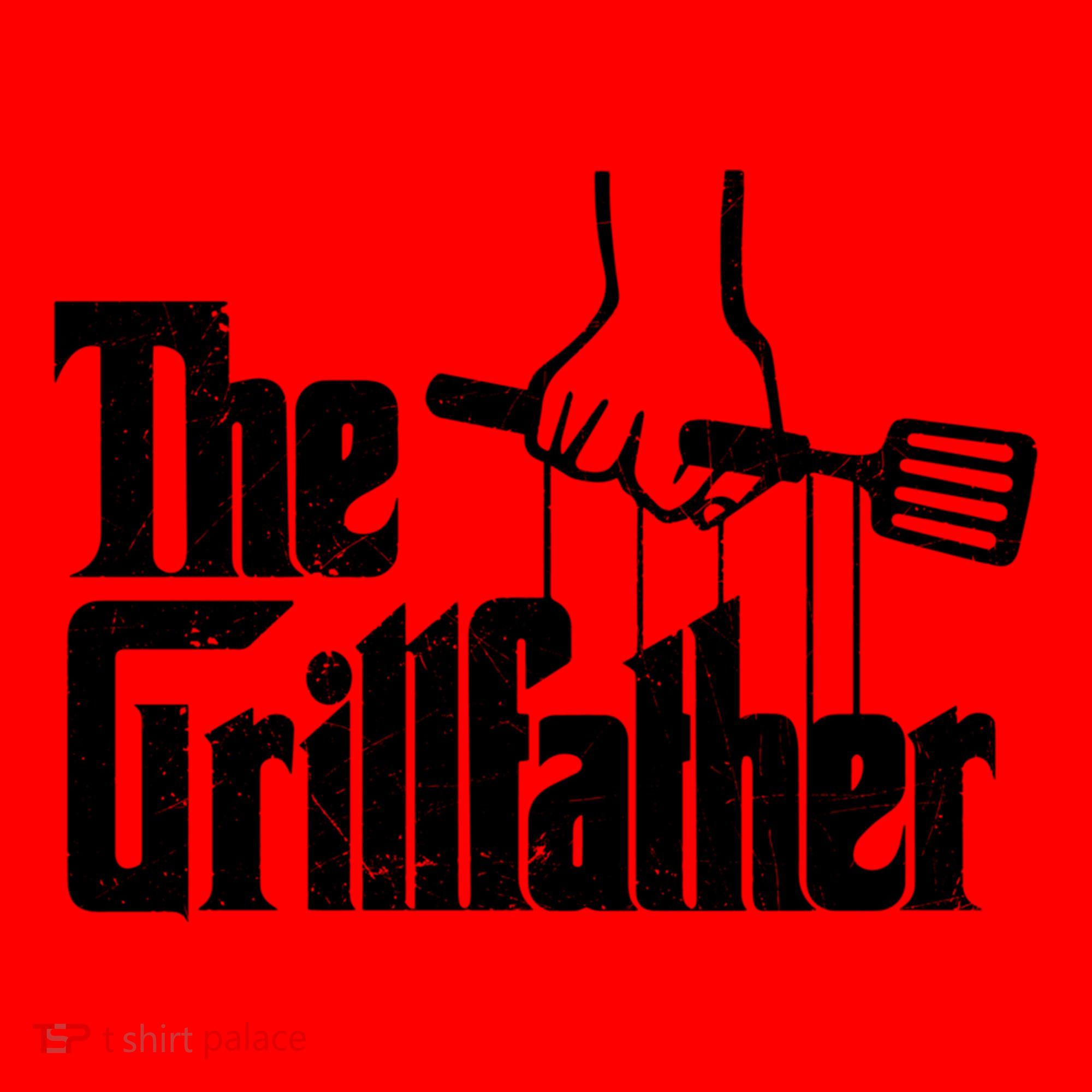 The Grillfather Dad Chef Grilling Grill Master Bbq Gift Santa Hat