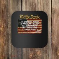 The Greatest Danger To American Freedom Thomas Jefferson Coaster thumb 0