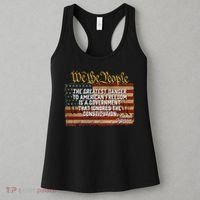 The Greatest Danger To American Freedom Thomas Jefferson Women's Tank Top thumb 3