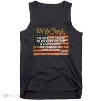 The Greatest Danger To American Freedom Thomas Jefferson Tank Top thumb 0