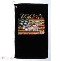 The Greatest Danger To American Freedom Thomas Jefferson Golf Towel thumb 0