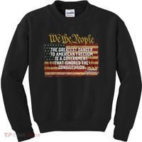 The Greatest Danger To American Freedom Thomas Jefferson Kids Sweatshirt thumb 0
