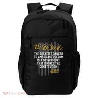 The Greatest Danger To American Freedom Thomas Jefferson Backpack thumb 0