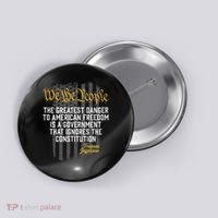 The Greatest Danger To American Freedom Thomas Jefferson Button thumb 0