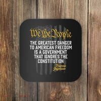 The Greatest Danger To American Freedom Thomas Jefferson Coaster thumb 0