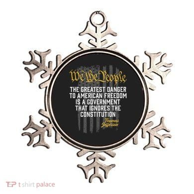 The Greatest Danger To American Freedom Thomas Jefferson Ornament