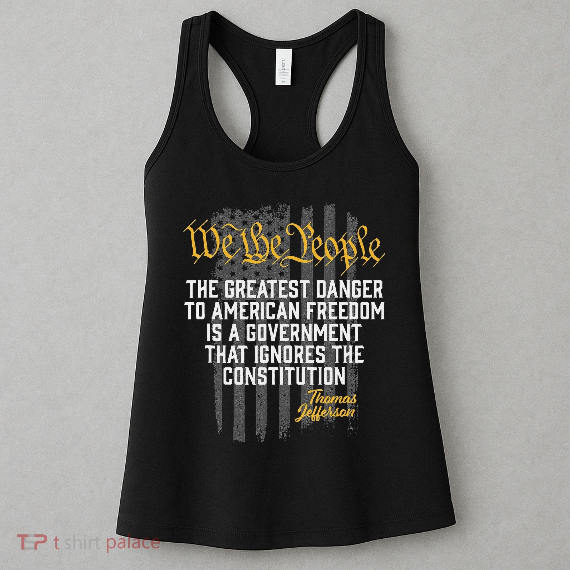 The Greatest Danger To American Freedom Thomas Jefferson Women's Tank Top