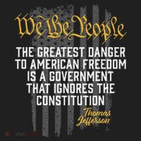 The Greatest Danger To American Freedom Thomas Jefferson Hat thumb 2