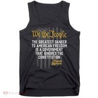 The Greatest Danger To American Freedom Thomas Jefferson Tank Top thumb 0