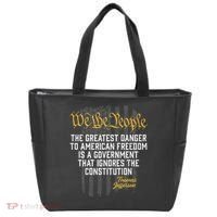 The Greatest Danger To American Freedom Thomas Jefferson Tote Bag thumb 0